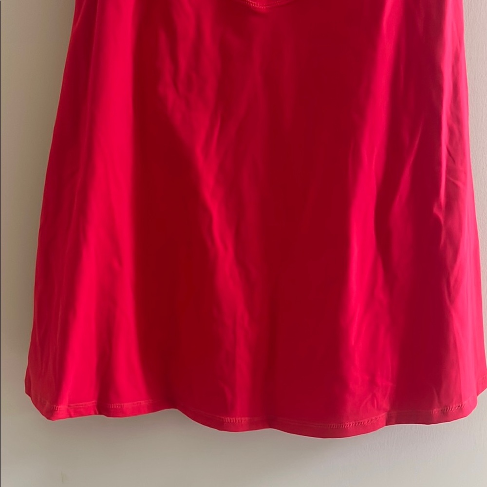 Halara Play It My Way Vibrant Red Sleeveless Dress Size Medium New With Tag - Picture 3 of 8